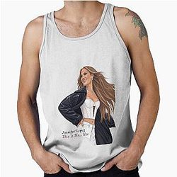 Jennifer Lopez Inspired Art of a Modern Muse Tank Top
