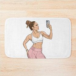 Jennifer Lopez Confident Fitness Style Bath Mat