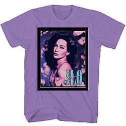 Jennifer Lopez J Lo Photo Adult Purple Short Sleeve T Shirt Latino Pop Music Vintage Style Graphic Tees
