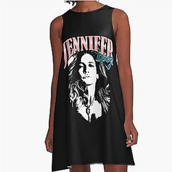 Silhouette Jennifer Lopez A-Line Dress