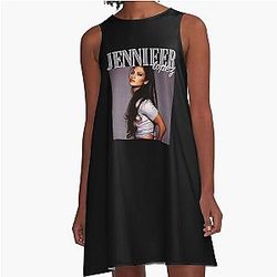 Jennifer Lopez 90s A-Line Dress