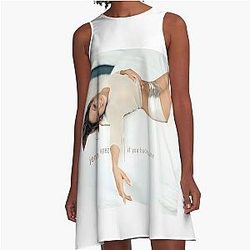 Jennifer Lopez - Elegant Pop Aesthetic Design A-Line Dress