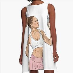 Jennifer Lopez Confident Fashion Style A Line Dress