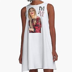 Beautiful Jennifer Lopez Love T-Shirts And Outfits A-Line Dress