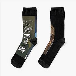 Jennifer Lopez - This Is Me Now Aesthetic Portrait Socks