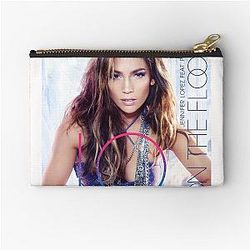Jennifer Lopez Bold Dance Pop Artwork Zipper Pouch