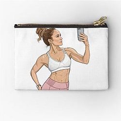 Jennifer Lopez Confident Fitness Style Zipper Pouch