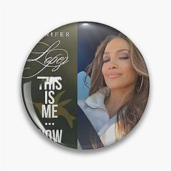 Jennifer Lopez - This Is Me Now Inspired Aesthetic Portrait Pin