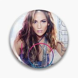Jennifer Lopez - Dance Pop Aesthetic Art Pin