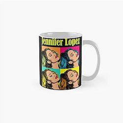 Shabby Jennifer Lopez Pop Art Classic Mug