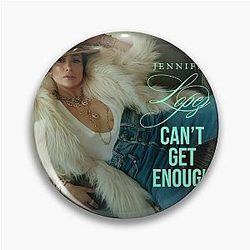 Jennifer Lopez Stylish Glam Pop Art Fashion Design Pin