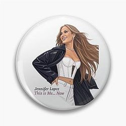 Jennifer Lopez Inspired Art of a Modern Muse Pin