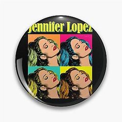 Jennifer Lopez Pop Art Pin