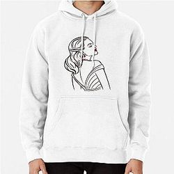 Elegant Silhouette Inspired by Jennifer Lopez Pullover Hoodie