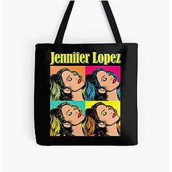 Jennifer Lopez Pop Art Tote Bag