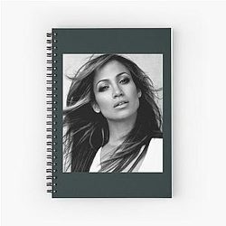 Jennifer Lopez Spiral Notebook