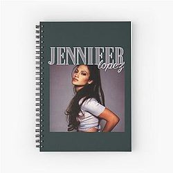 Jennifer Lopez 90s Spiral Notebook