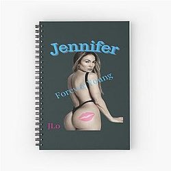 Jennifer Lopez Spiral Notebook