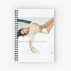 Jennifer Lopez Elegant Spiral Notebook