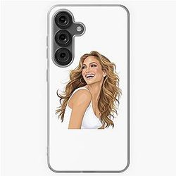Jennifer Lopez Inspired Radiant Smile Portrait Samsung Galaxy Case