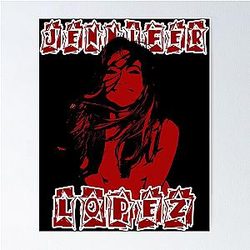 Jennifer Lopez Vintage Style Poster