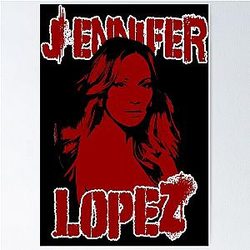Retro Style Jennifer Lopez Poster