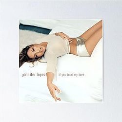 Jennifer Lopez Elegant Pop Aesthetic Design Poster