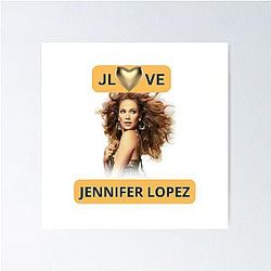 Jennifer Lopez T-Shirt Gift Poster