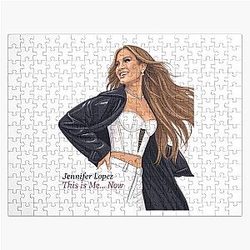 Jennifer Lopez Inspired Art of a Modern Muse Jigsaw Puzzle