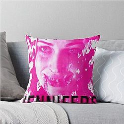 Art Print Jennifer's Body Pink Throw Pillow