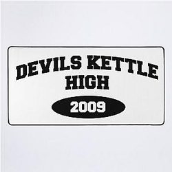 Devils Kettle High Athletic Shirt - Jennifer's Desk Mat
