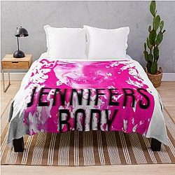 Art Print Jennifer's Body Pink Throw Blanket