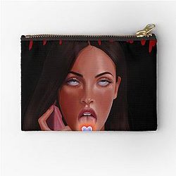 Jennifer's Body Black Background Zipper Pouch
