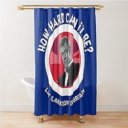 Jeremy Clarkson Prime Minister - Funny Gifts - Clarkson For The King Shower Curtain