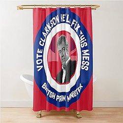 Jeremy Clarkson Prime Minister - Clarkson Funny Gifts for the King Shower Curtain