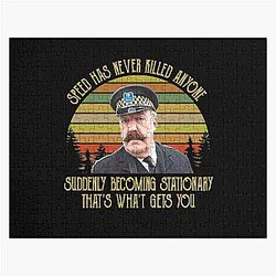 Jeremy Clarkson Has Never Killed Anyone Becoming Stationary That's What Gets You Jigsaw Puzzle