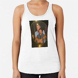 Jeremy Clarkson and Richard Hammond Racerback Tank