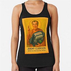 Jeremy Clarkson Protects Electric Racerback Tank Top