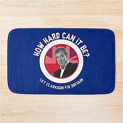 Jeremy Clarkson Prime Minister Clarkson Funny Gifts Clarkson for the King Bath Mat