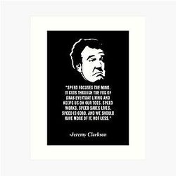 Jeremy Clarkson Art Portrait Print