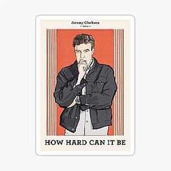 Jeremy Clarkson Poster Vinyl Sticker
