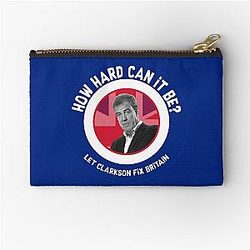 Jeremy Clarkson Prime Minister Clarkson for King Zipper Pouch