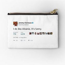 Jeremy Clarkson Albania Zipper Pouch