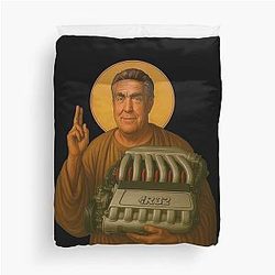 Jeremy Clarkson Protect us from Electric Motors Duvet Cover