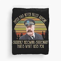 Jeremy Clarkson Speed Has Never Killed Suddenly That's What Gets You Duvet Cover