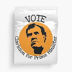 Richard Hammond Top Gear Jeremy Clarkson Retro Duvet Cover