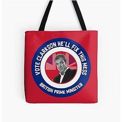 Jeremy Clarkson Prime Minister - Funny Gifts Clarkson For King Tote Bag