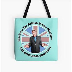 Jeremy Clarkson t shirt Vote Jeremy Clarkson All Over Print Tote Bag
