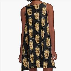 Jeremy Clarkson Portrait A-Line Dress