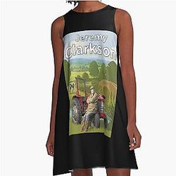 Jeremy Clarkson active Farmer A-Line Dress